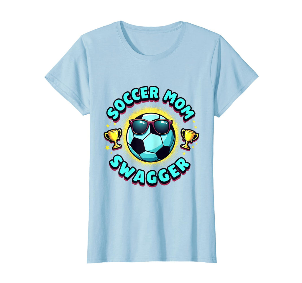 Soccer Mom Swagger Moms Club T-Shirt - Minimalist Print Unisex