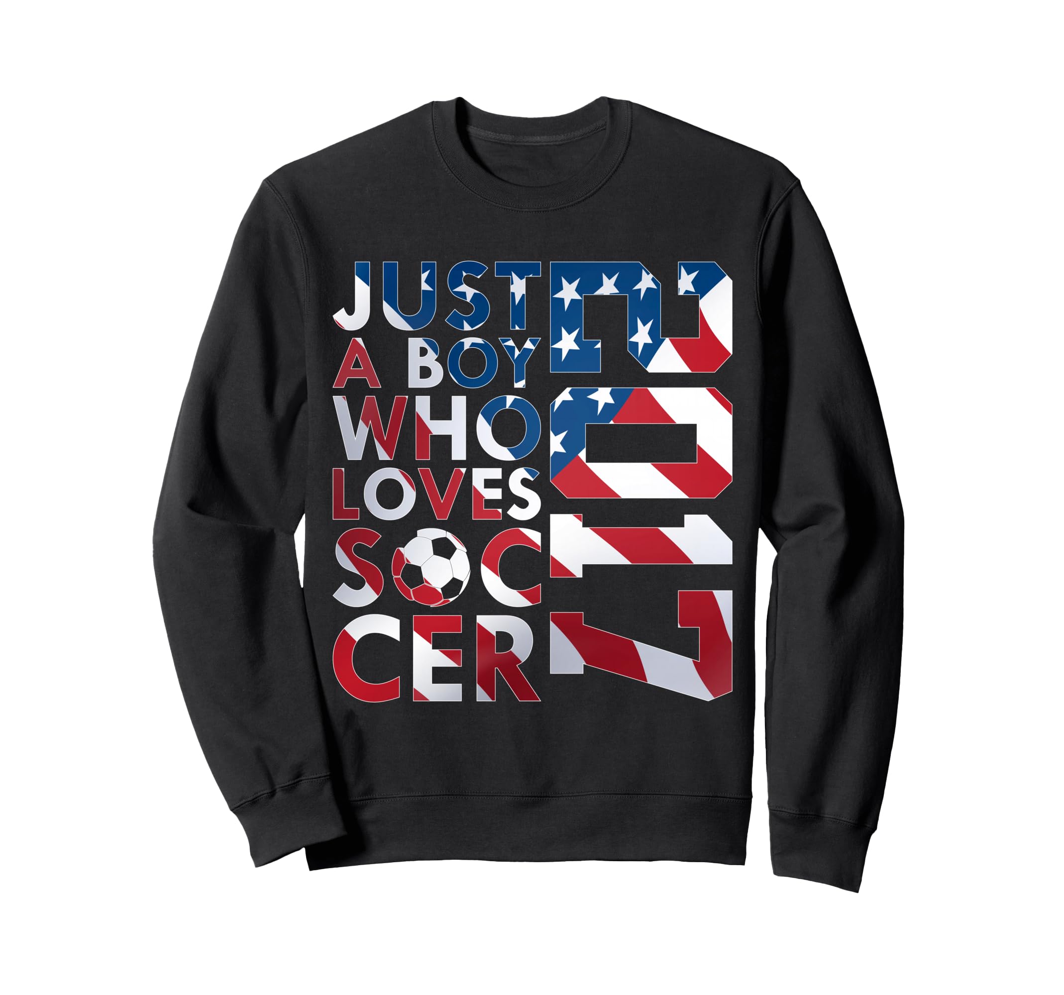 2017 Just Who Loves Soccer 9Th Sweatshirt - Aesthetic Graphic Unisex