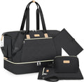 ITIEZY Diaper Bag Tote for Baby - Large Mommy Bag with Portable Changing Pad Pacifier Case, Hospital Bags Travel Baby Bag