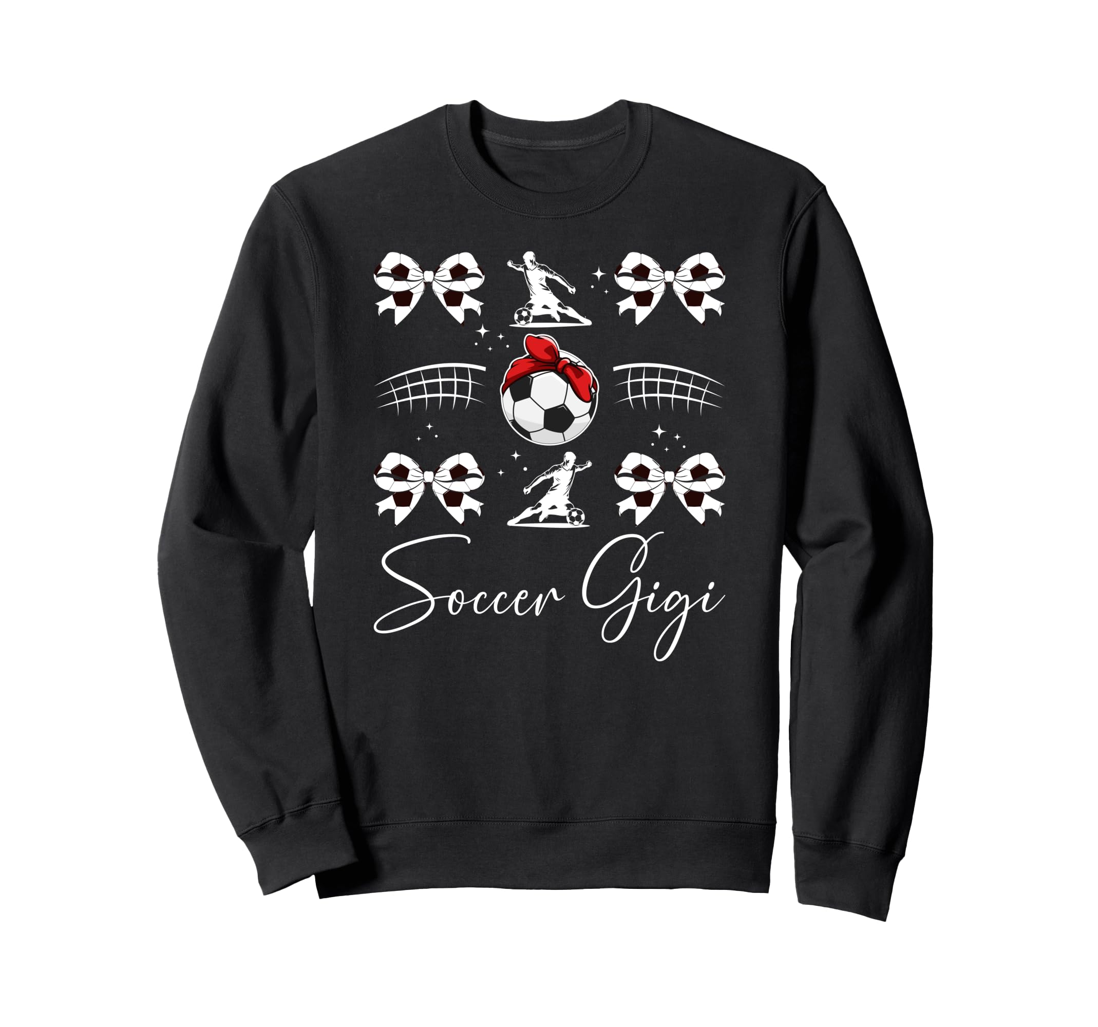 Soccer Gigi Coquette Gigi Soccer Player Sweatshirt - Graphic Print Unisex