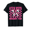 Soccer Sister Soccer Coquette Little T-Shirt - Minimalist Print Men Women