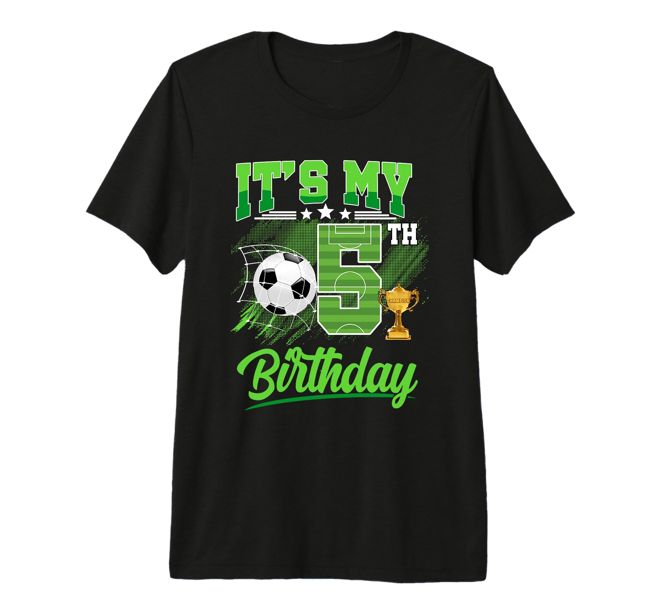 Its My 5Th Birthday Soccer Ball 5 Year T-Shirt - Trendy Graphic Men Women