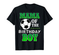 Mama Birthday Soccer Stars Outfit T-Shirt - Unique Graphic for Adults