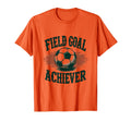 Field Goal Achiever Soccer T-Shirt - Fun Novelty Design for Adults