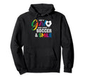 Just Who Loves Soccer And Slime Sports Hoodie - Novelty Apparel Men Women