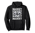 Coquette Soccer Nanny Matching Family Bow Hoodie - Minimalist Print Unisex