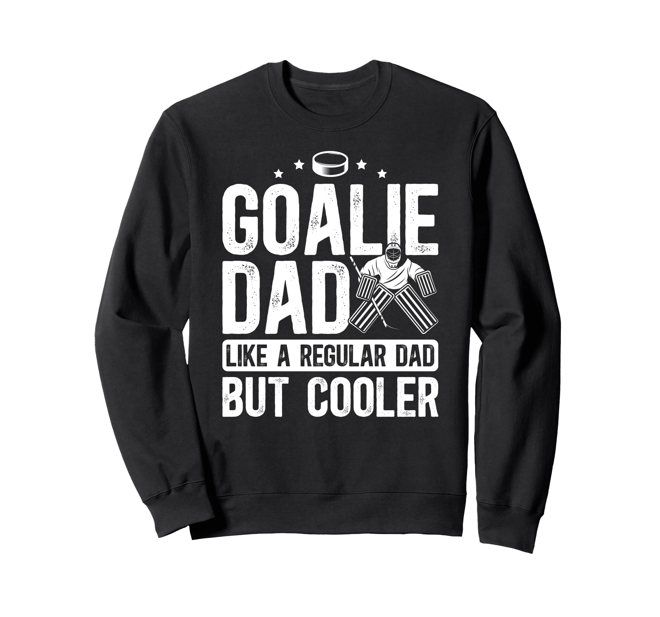Hockey Goalie Dad Definition Dad Sweatshirt - Unique Graphic for Adults