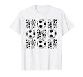 Soccer Coquette Bow Funny Soccer Ball T-Shirt - Novelty Apparel Unisex