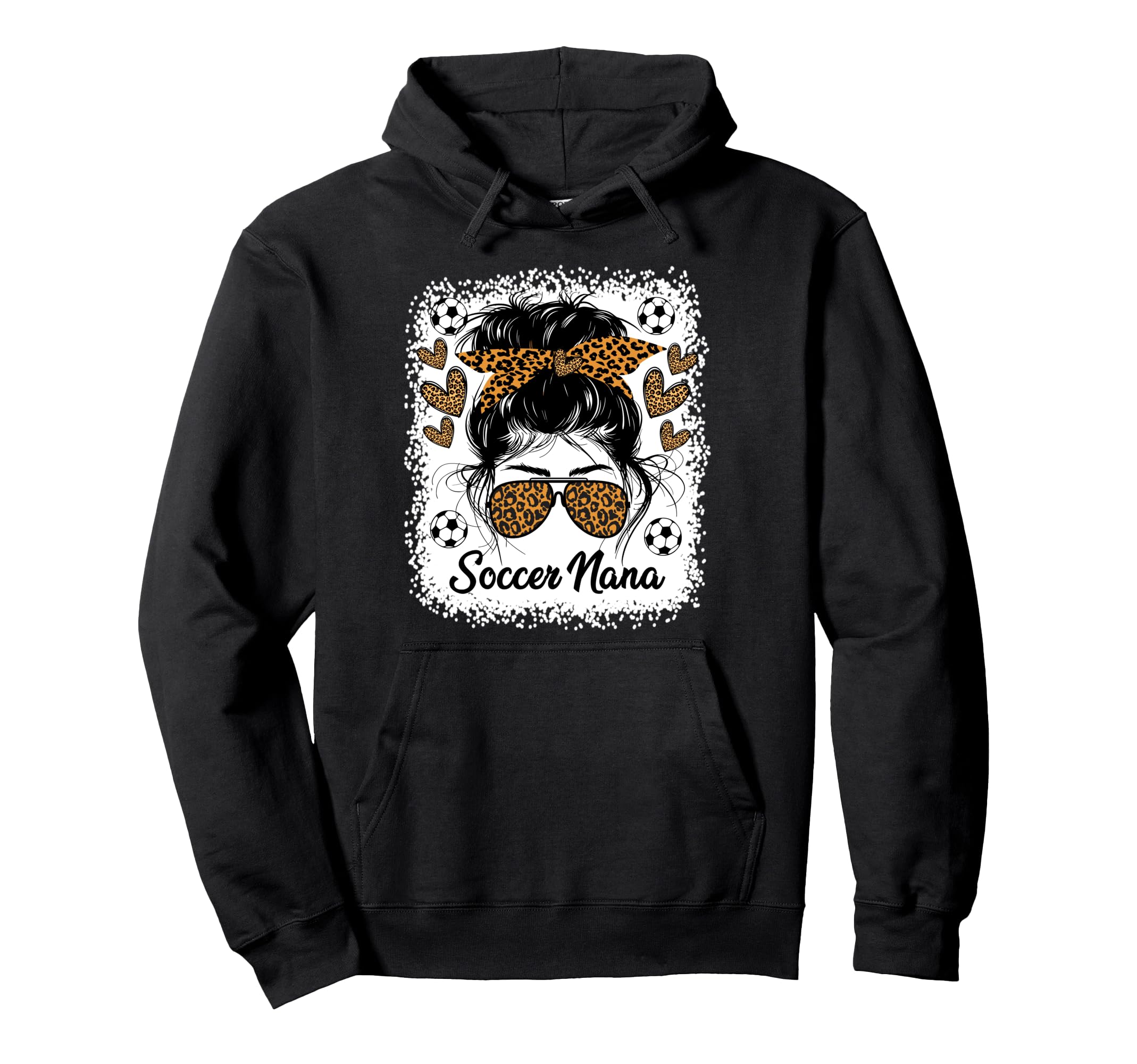 Soccer Nana Soccer Lovers Stylish Sports Hoodie - Trendy Graphic Unisex