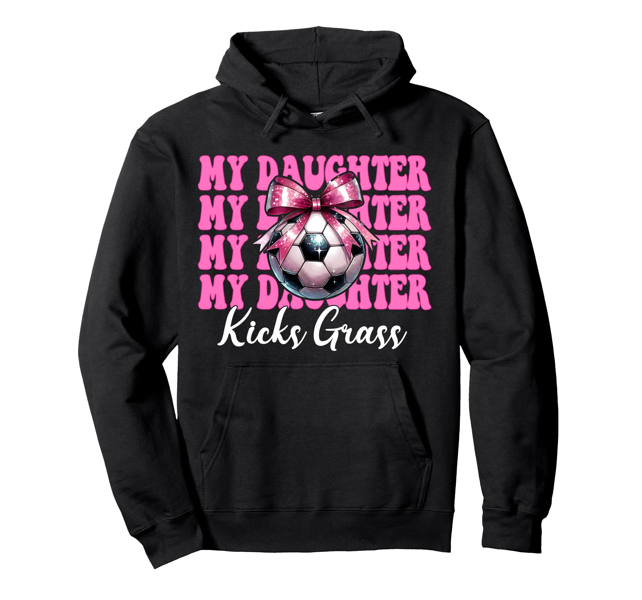 Soccer Mom Mothers Day Coquette Bow My Hoodie - Custom Art Print Men Women