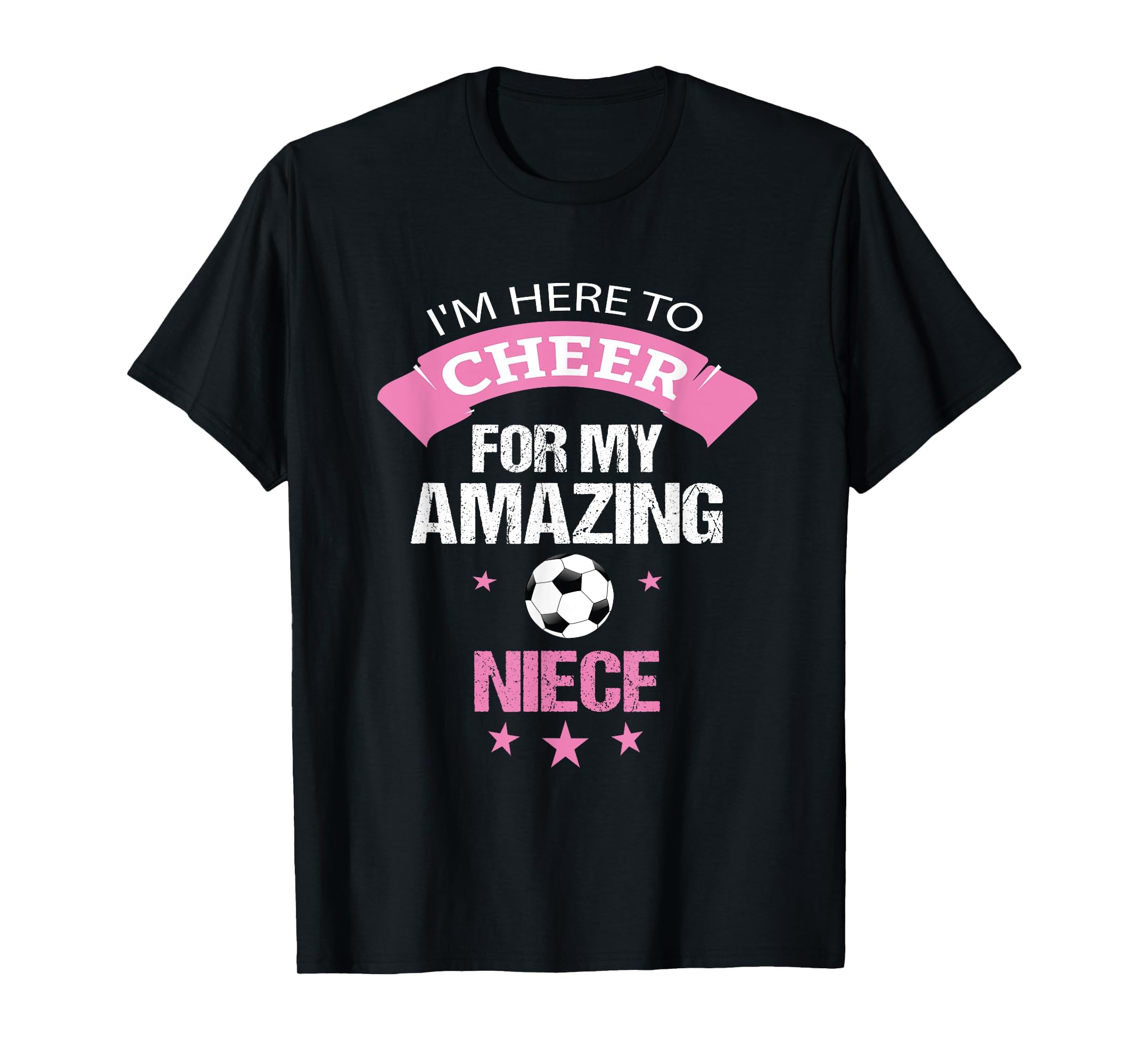 Aunt Or Uncle Proud Soccer Niece T-Shirt - Unique Graphic Men Women
