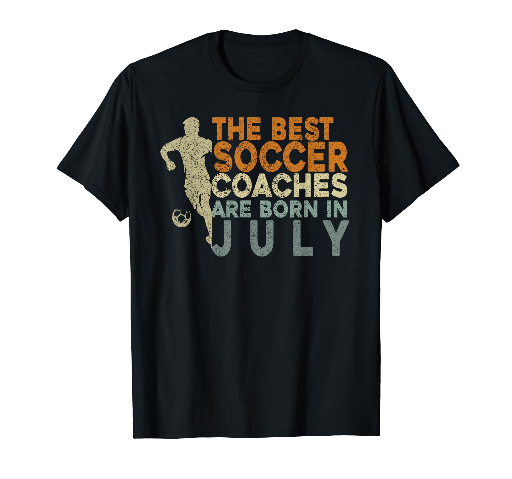 Soccer Coaching Training July Soccer T-Shirt - Minimalist Print for Adults
