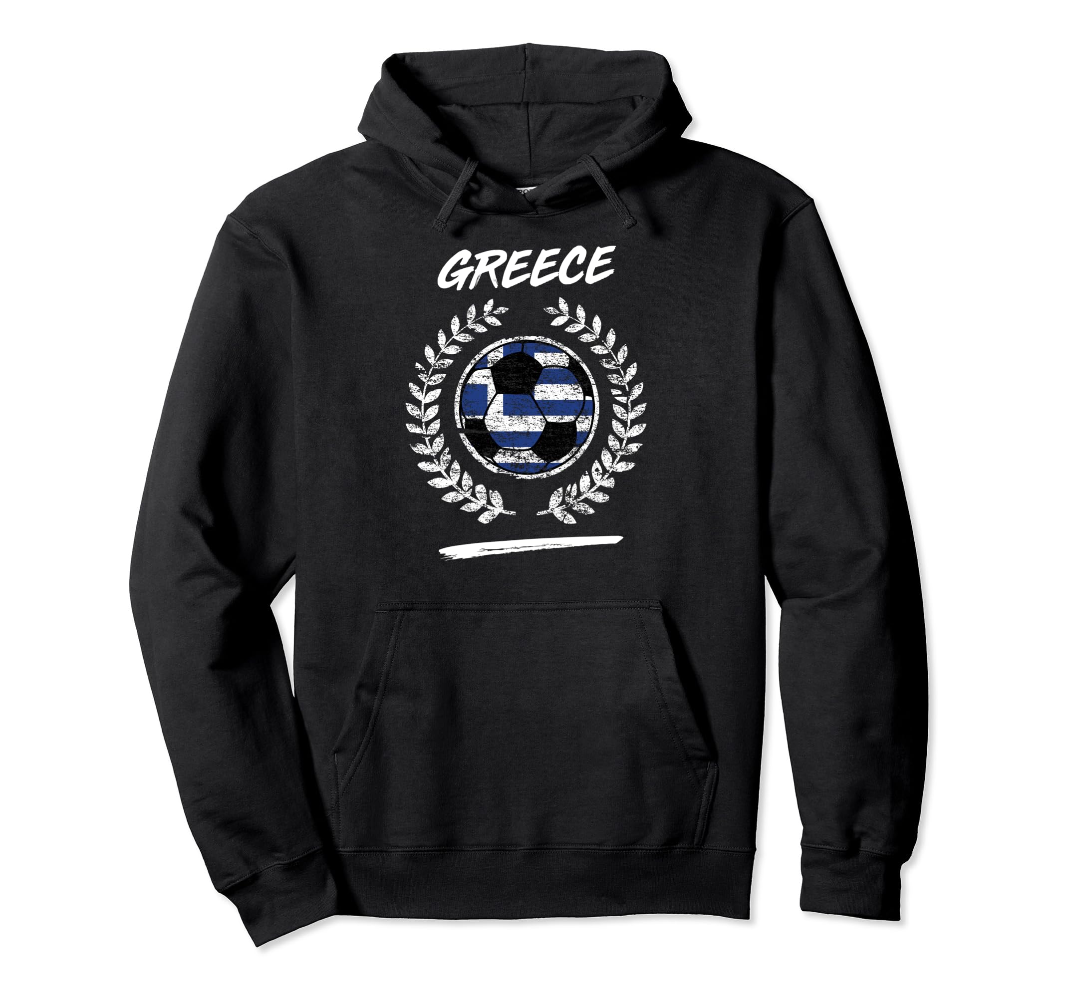 Greece Flag Greek Soccer Team Football Hoodie - Trendy Graphic Men Women
