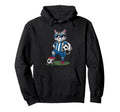 Funny Soccer Cat Cartoon Sports Fan Art Hoodie - Unique Graphic for Adults