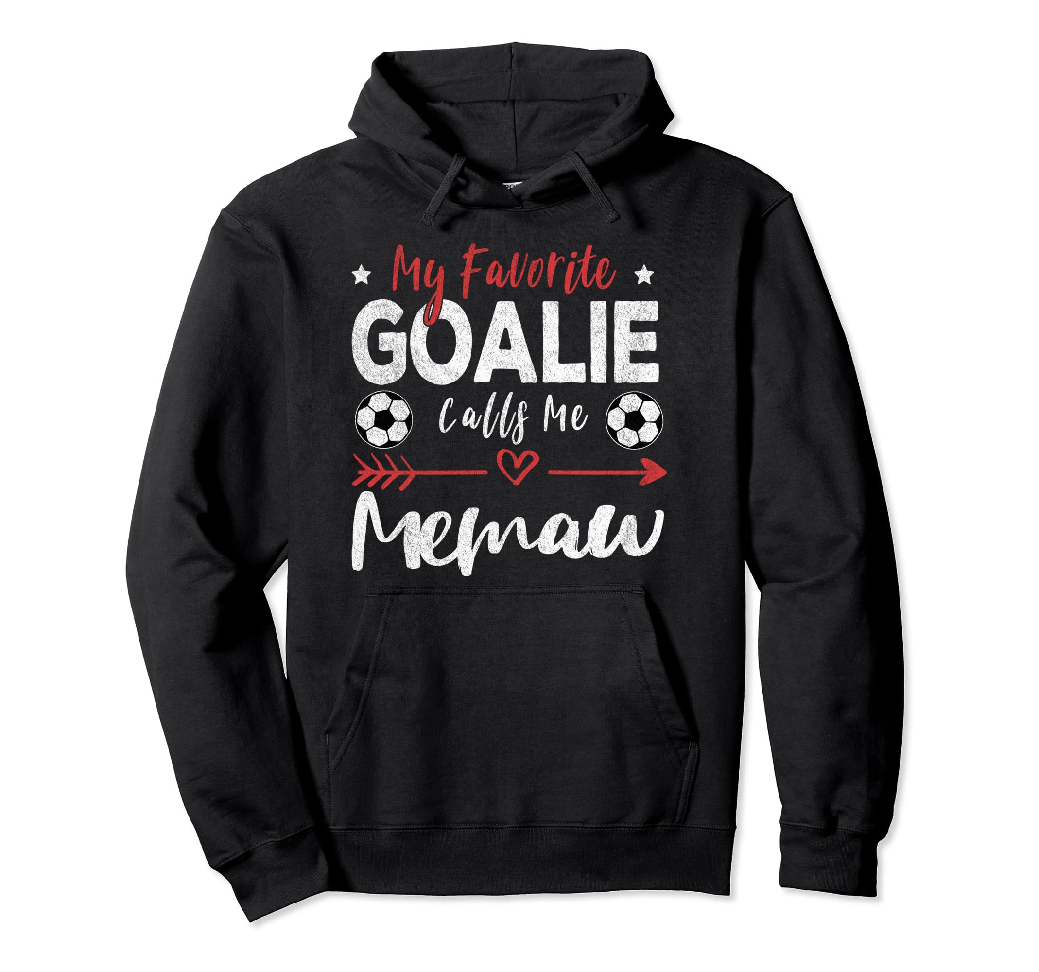 My Favorite Goalie Calls Me Memaw Hoodie - Trendy Graphic Men Women