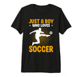 Just Who Loves Soccer Tri Blend T-Shirt - Trendy Graphic Men Women
