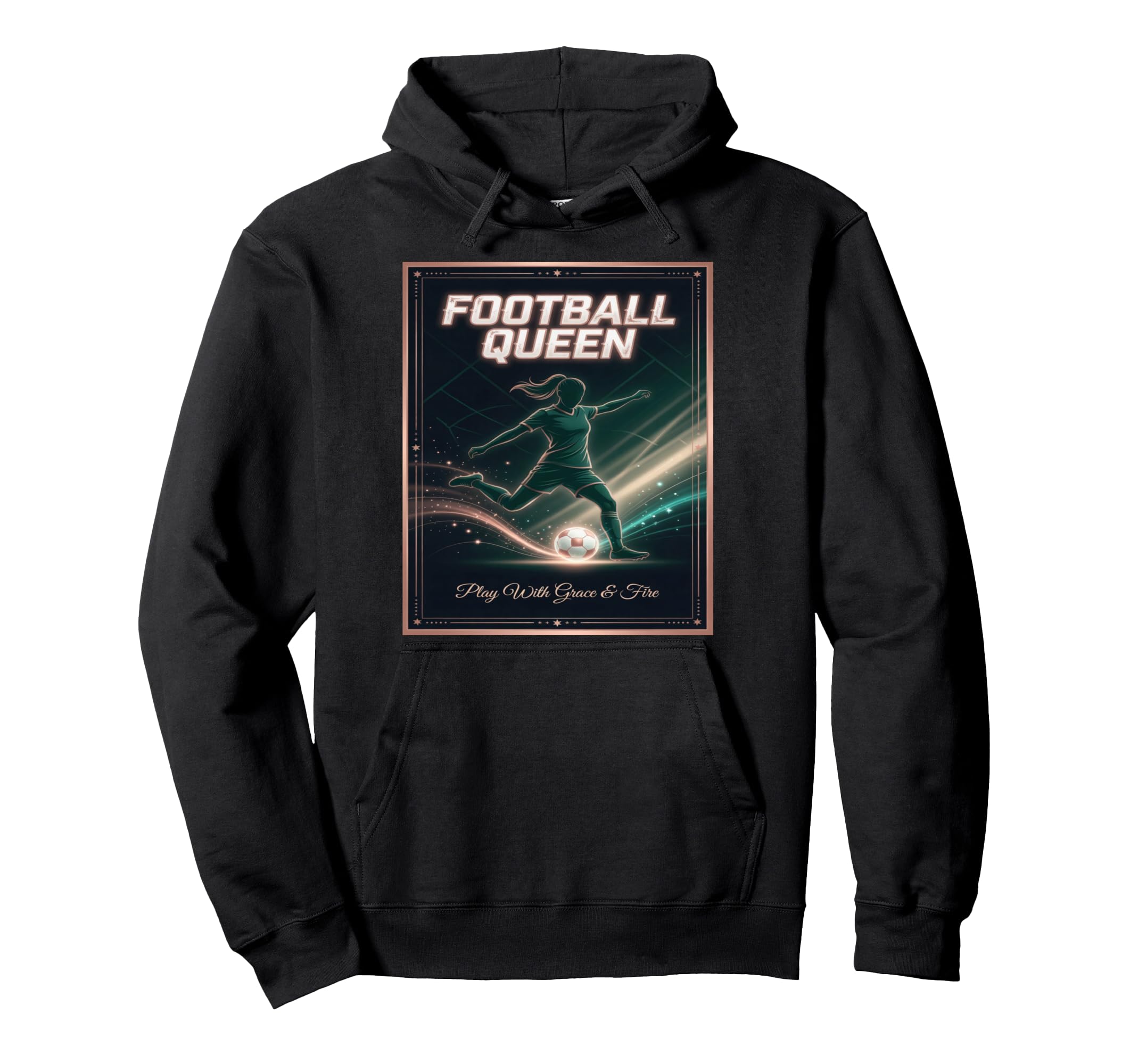 Football Soccer 90 Minutes Strong Energy Hoodie - Aesthetic Graphic Unisex