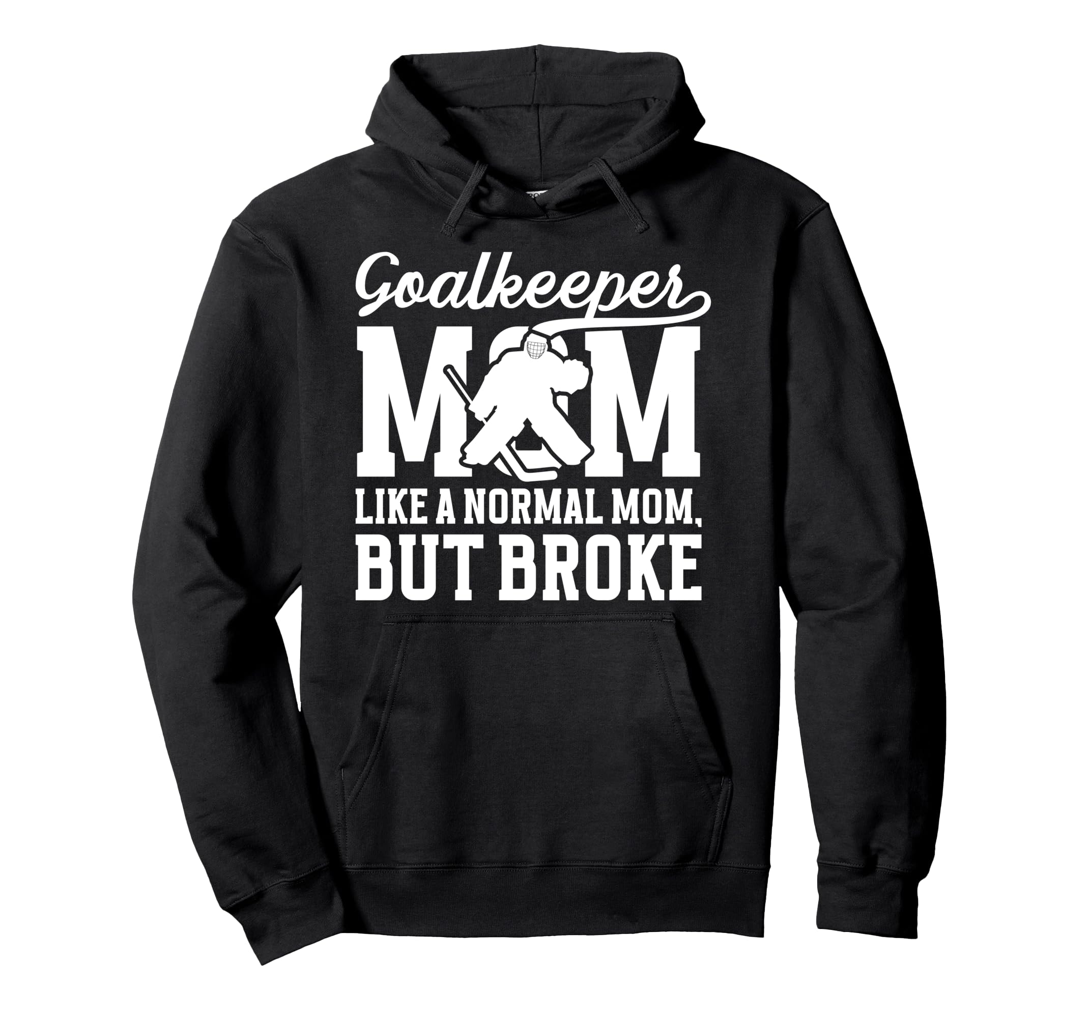Hockey Goalkeeper Mom Definition Mom Hoodie - Trendy Graphic for Adults