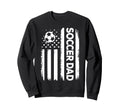 Soccer Dad American Flag Sweatshirt - Custom Art Print for Adults