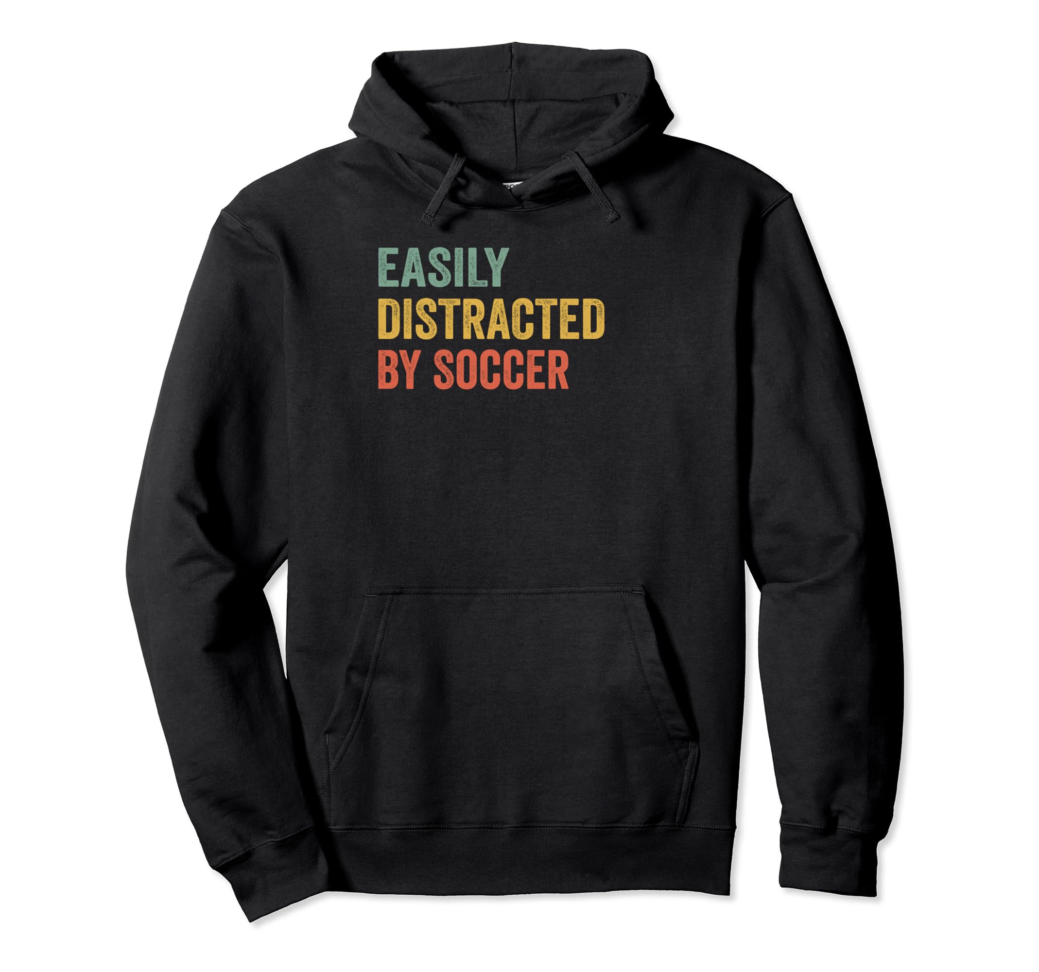 Easily Distracted Soccer Pilot Hoodie - Fun Novelty Design for Adults