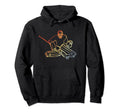 Ice Hockey Goalkeeper Drawing Hoodie - Unique Graphic Men Women