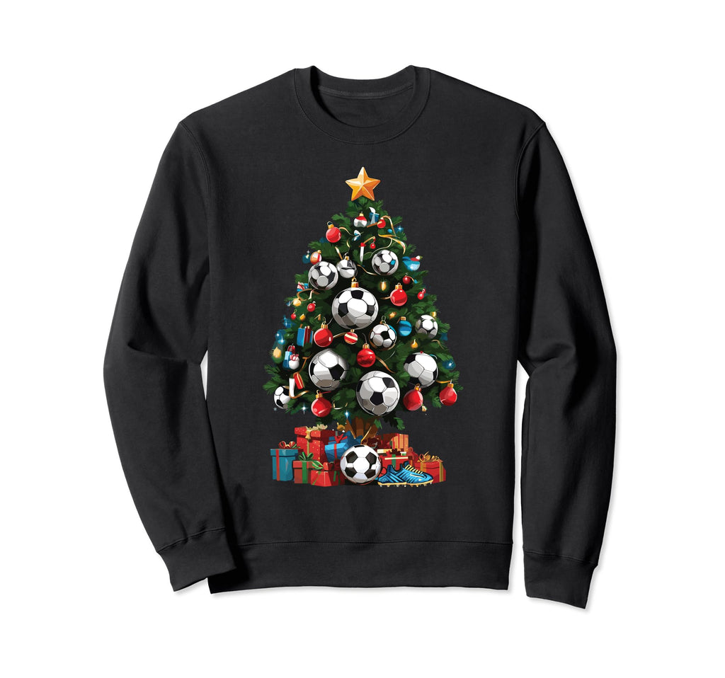 Soccer Equipment Tree Sports Football Sweatshirt - Trendy Graphic Unisex