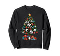Soccer Equipment Tree Sports Football Sweatshirt - Trendy Graphic Unisex