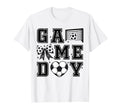 Soccer Coquette Bow Gameday Cheer Mom T-Shirt - Streetwear Style Men Women