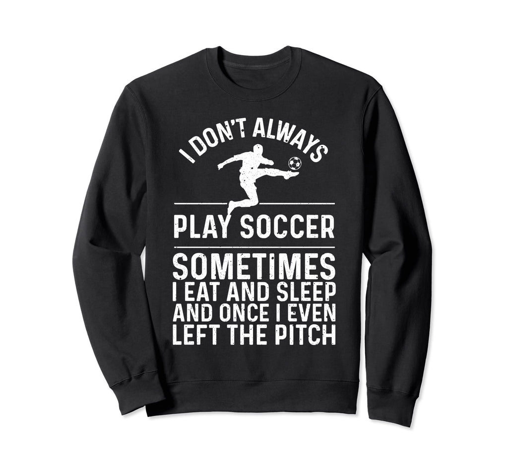 Soccer Art Soccer Player Football Sweatshirt - Minimalist Print for Adults