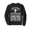Soccer Art Soccer Player Football Sweatshirt - Minimalist Print for Adults