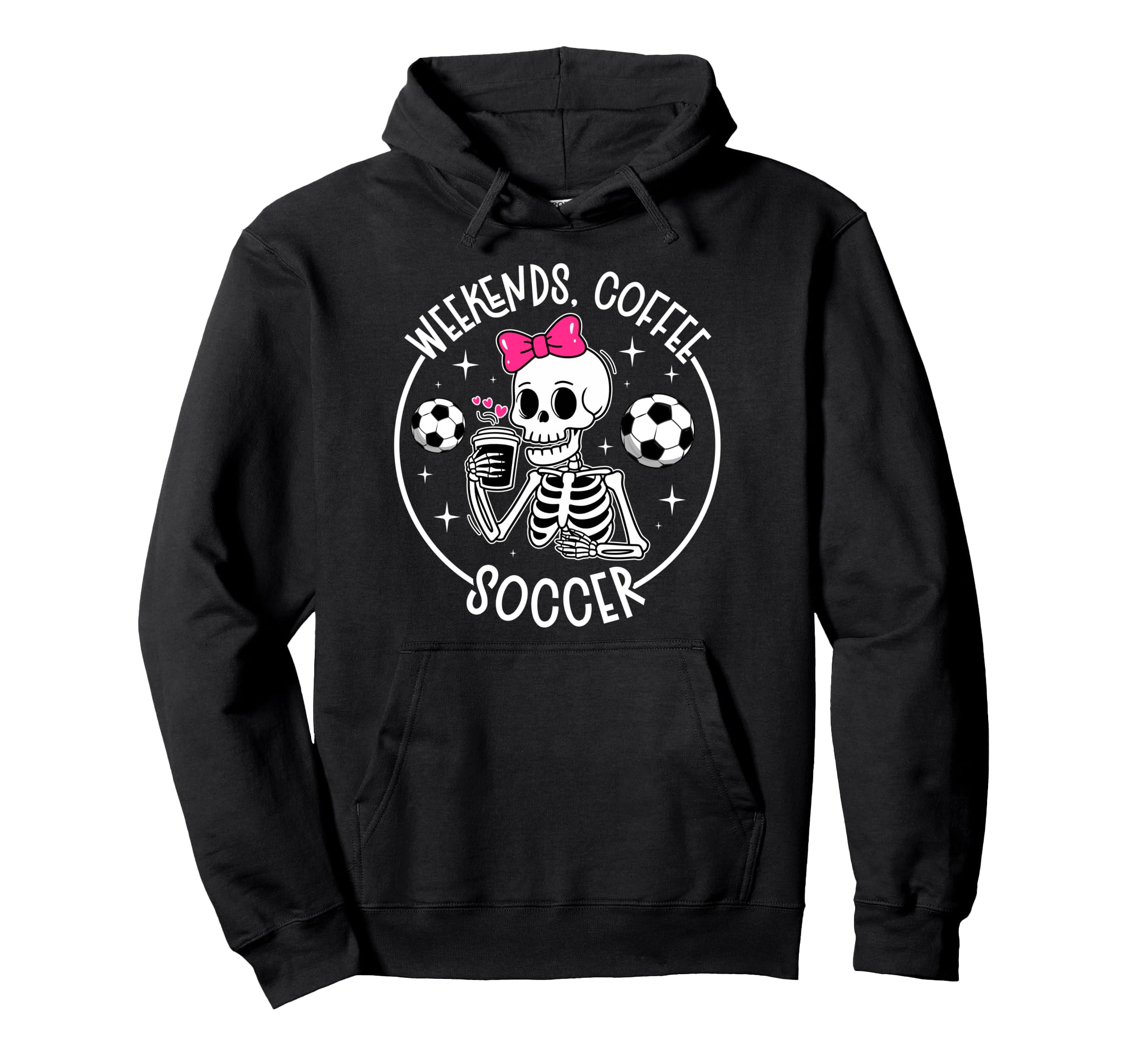 Weekends Coffee Soccer Mom Soccer Player Hoodie - Streetwear Style Unisex