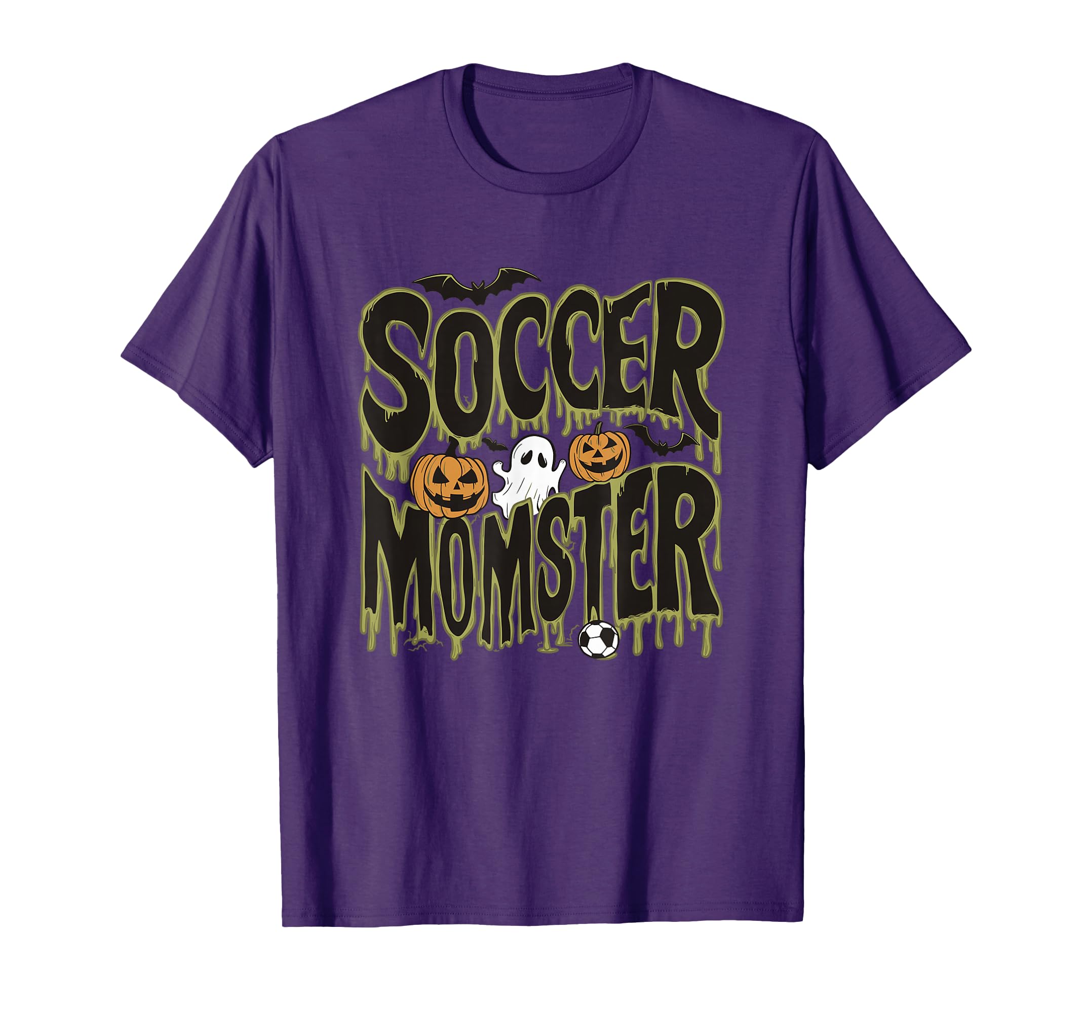 Soccer Momster Funny Halloween T-Shirt - Custom Art Print for Adults