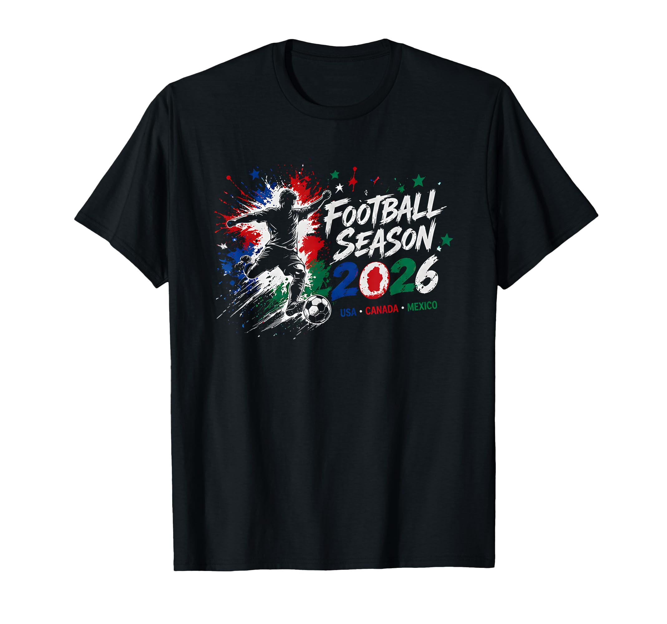 Football Season 2026 Fan Driven Soccer T-Shirt - Graphic Print Unisex