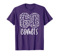 Comets Team Mascot School Spirit Game Night T-Shirt - Graphic Print Unisex