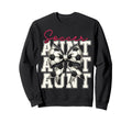 Soccer Aunt Funny Coquette Bow Sweatshirt - Fun Novelty Design Men Women