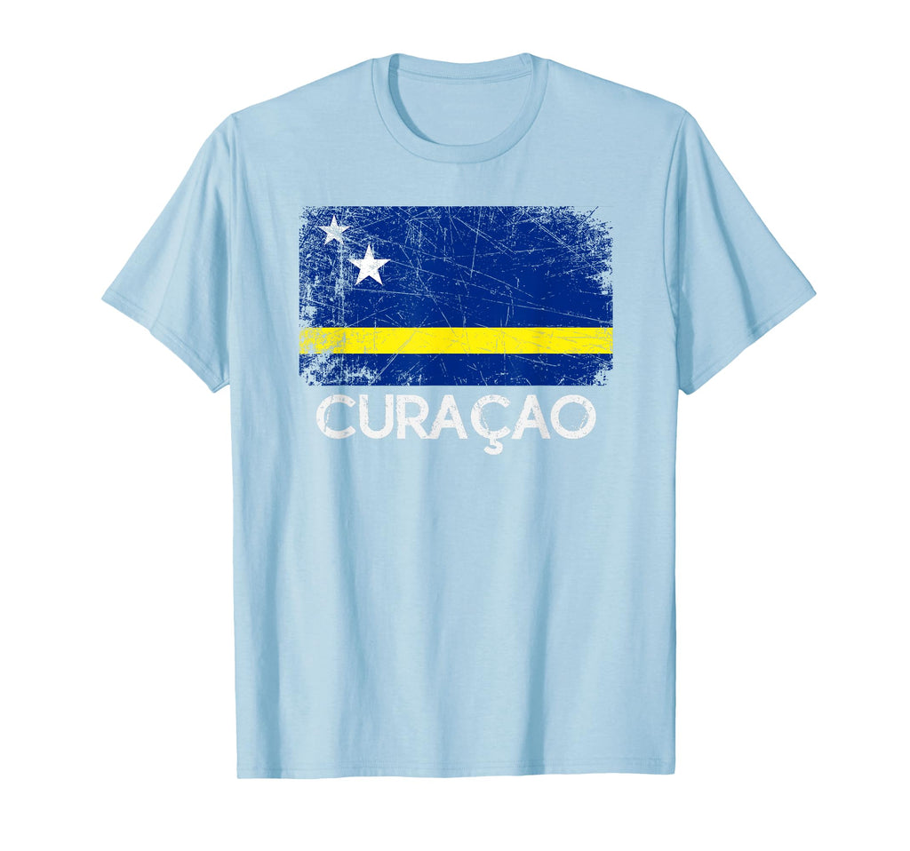 Curacaoan Flag Made Curacao Gift T-Shirt - Graphic Print Unisex