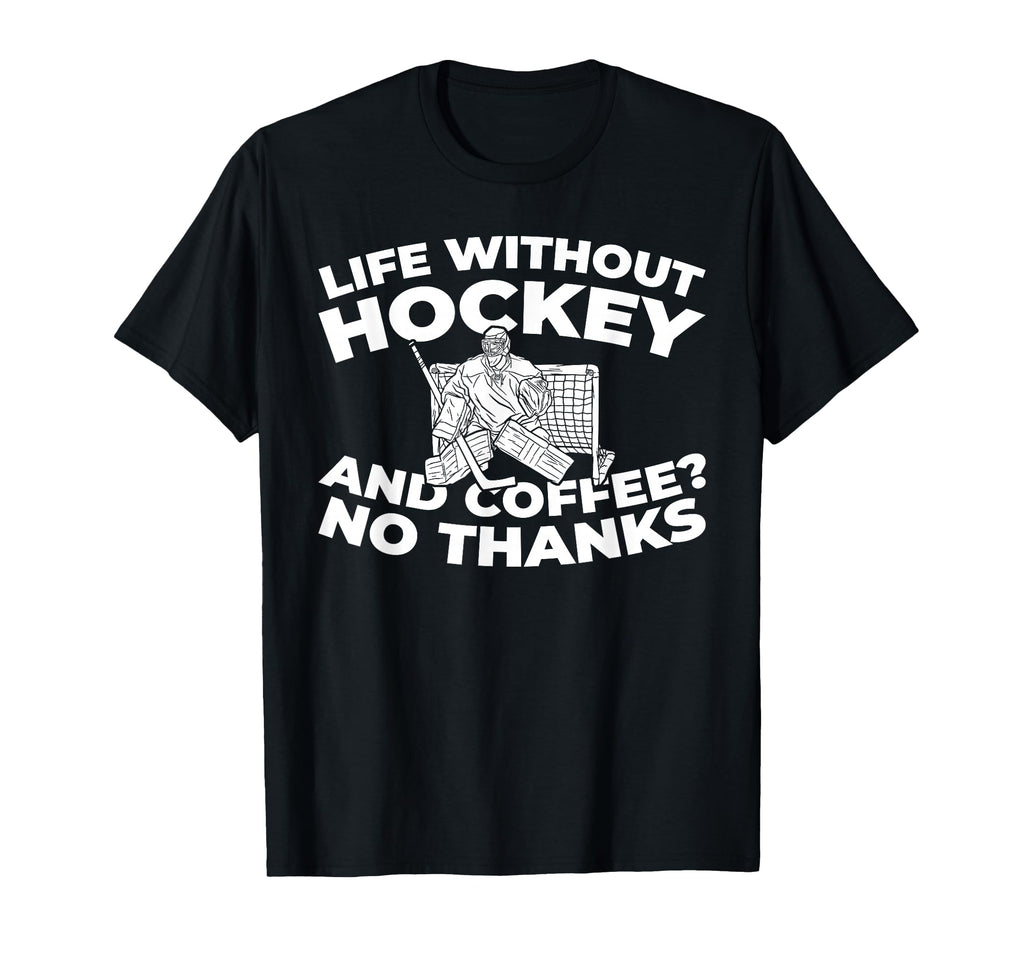 Hockey Goalkeeper Ice Hockey Goalie T-Shirt - Graphic Print for Adults