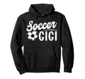 Soccer Gigi Heart Grandma Gigi Soccer Hoodie - Graphic Print Men Women