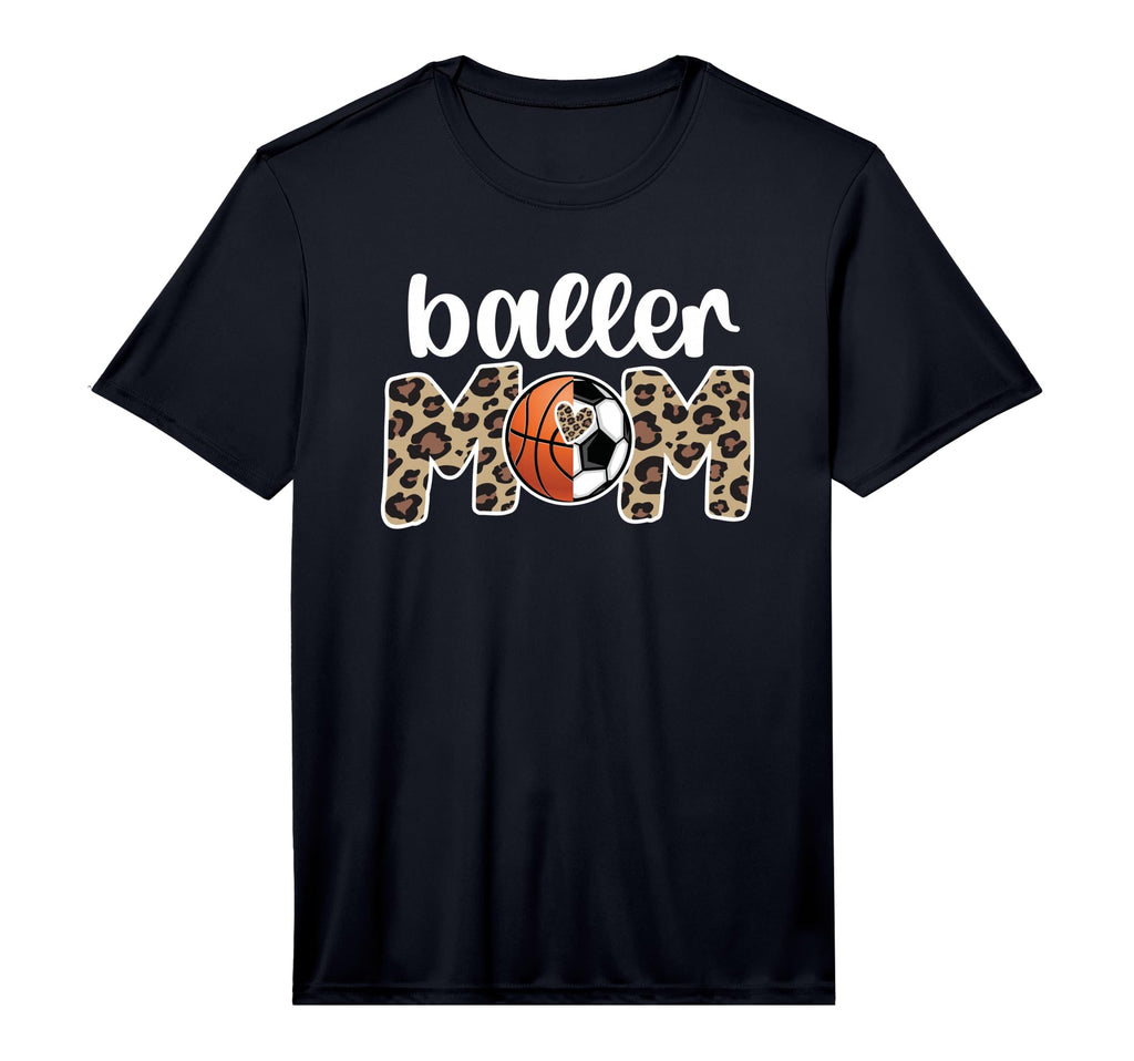 Mens Baller Mom Proud Basketball T-Shirt - Aesthetic Graphic for Adults
