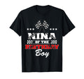 Nina Birthday Soccer Party Family T-Shirt - Aesthetic Graphic for Adults