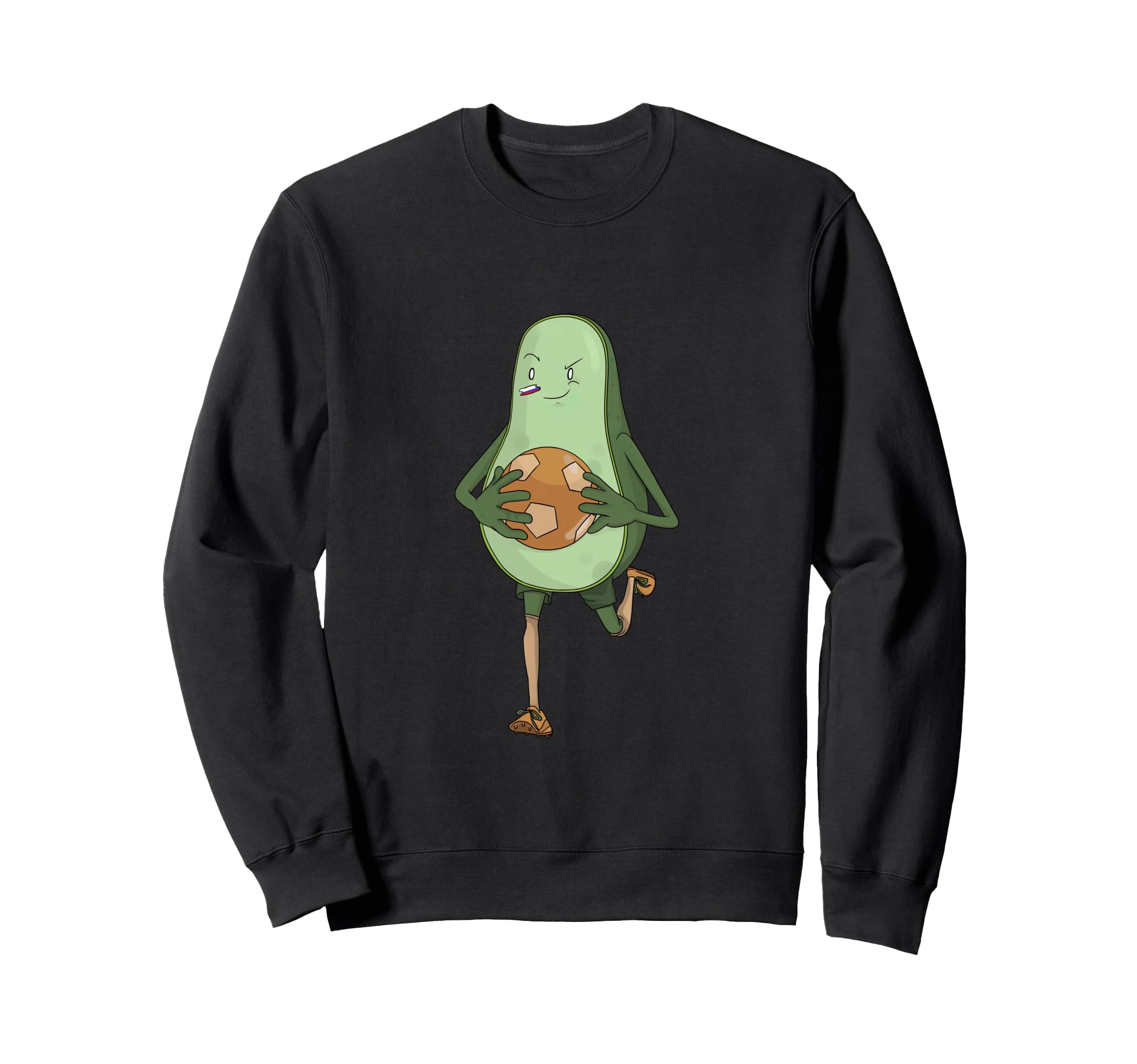 Funny Avocado Goalkeeper Sweatshirt - Casual Everyday Wear for Adults