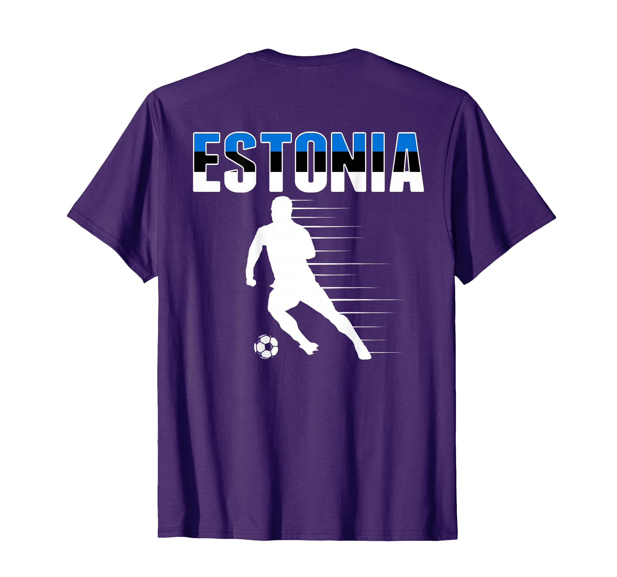 Estonia Soccer Lovers Jersey Estonian T-Shirt - Trendy Graphic Men Women