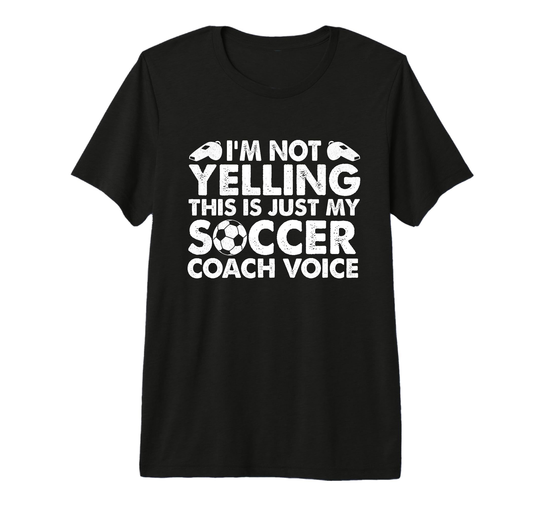 Im Not Yelling This Is Just My Soccer T-Shirt - Custom Art Print Unisex