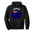 Australia Soccer Game Player Hoodie - Fun Novelty Design Men Women