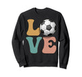 Soccer Player Love Sweatshirt - Graphic Print for Adults