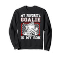 Proud Hockey Keeper Mom Ice Hockey Sweatshirt - Aesthetic Graphic Unisex