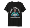 Jesus Soccer Football Christianity T-Shirt - Graphic Print Men Women