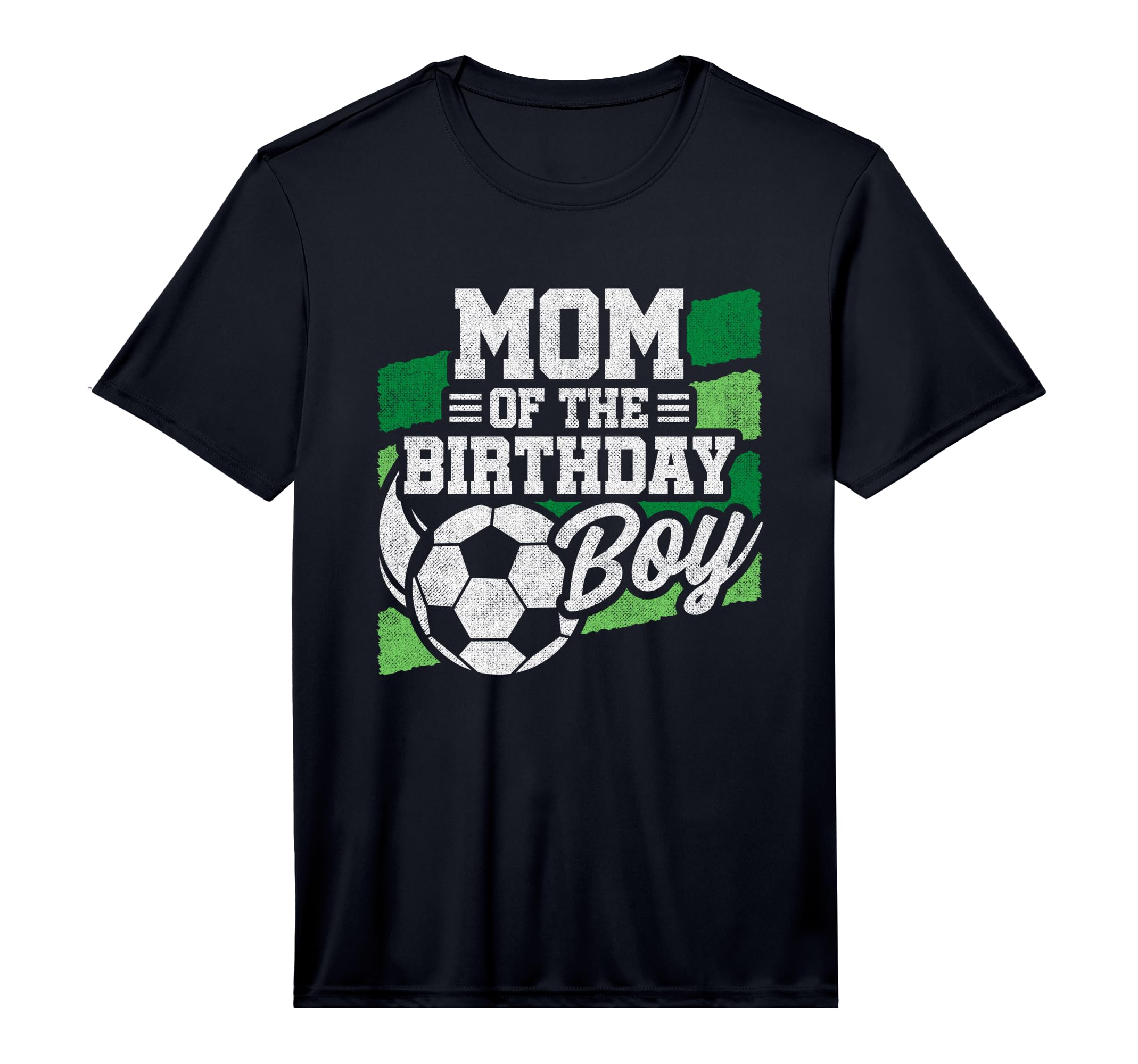 Mens Birthday Mom Soccer Birthday T-Shirt - Minimalist Print for Adults