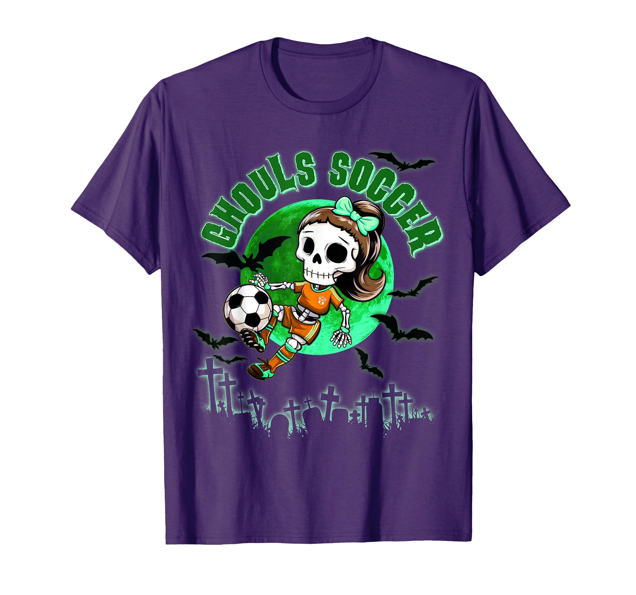 Soccer Monster Halloween Ghouls T-Shirt - Custom Art Print for Adults