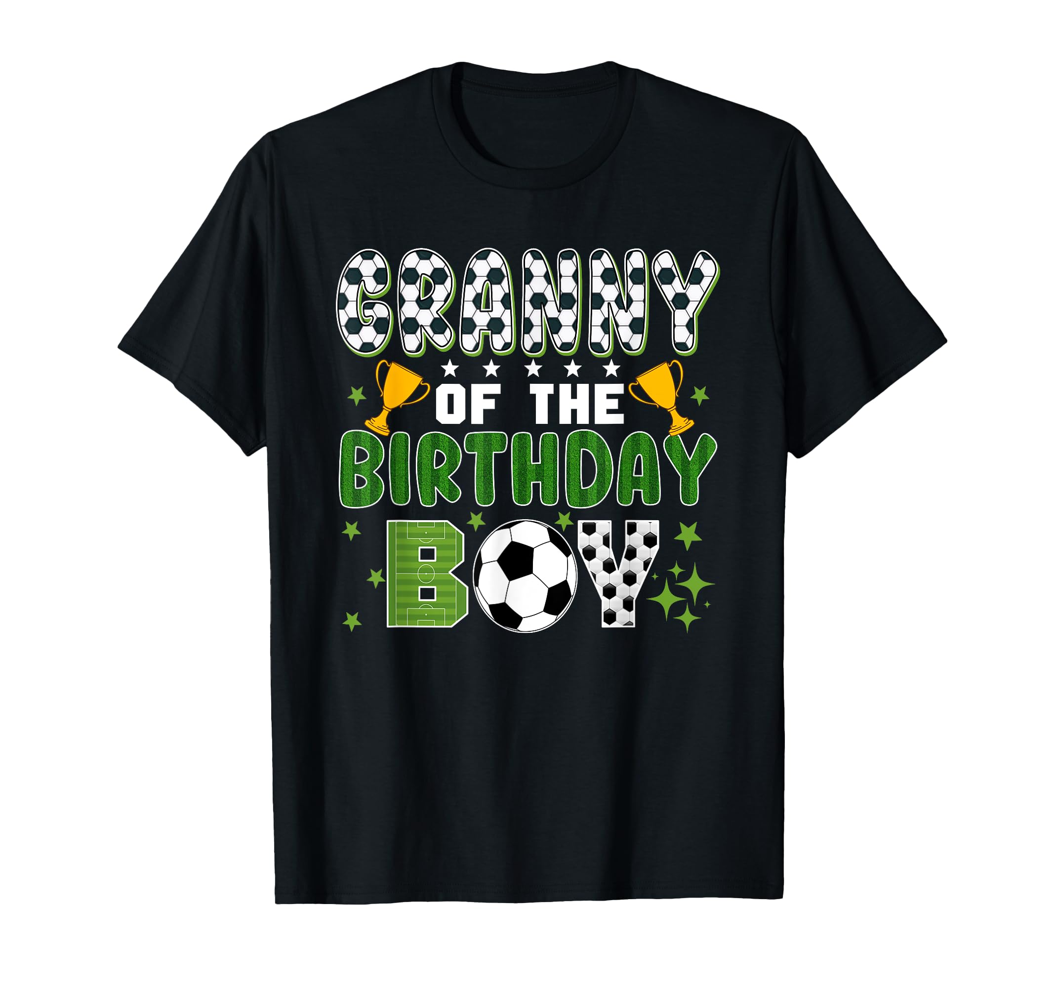 Granny Birthday Soccer Group Family T-Shirt - Unique Graphic Men Women
